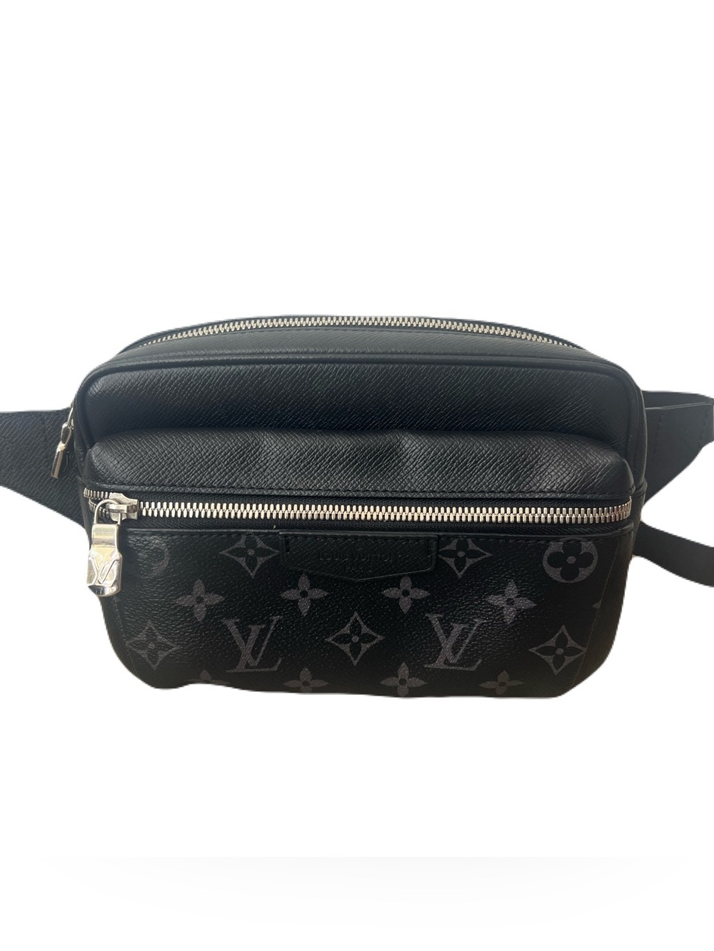 Louis Vuitton Men's Black Monogram Eclipse Belt/Bum Bag